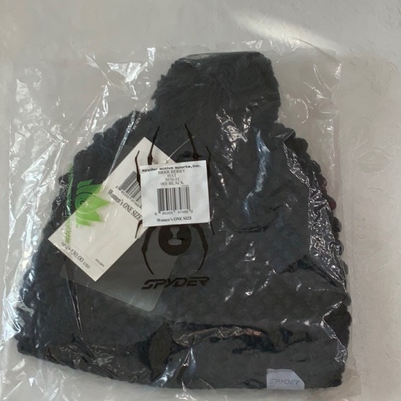 Spyder BRRR BERRY HAT Black - Picture 11 of 11